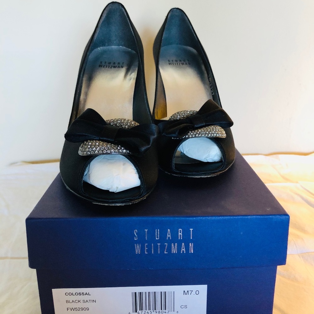 Stewart Weitzman Peep Toe Heels- Size 7